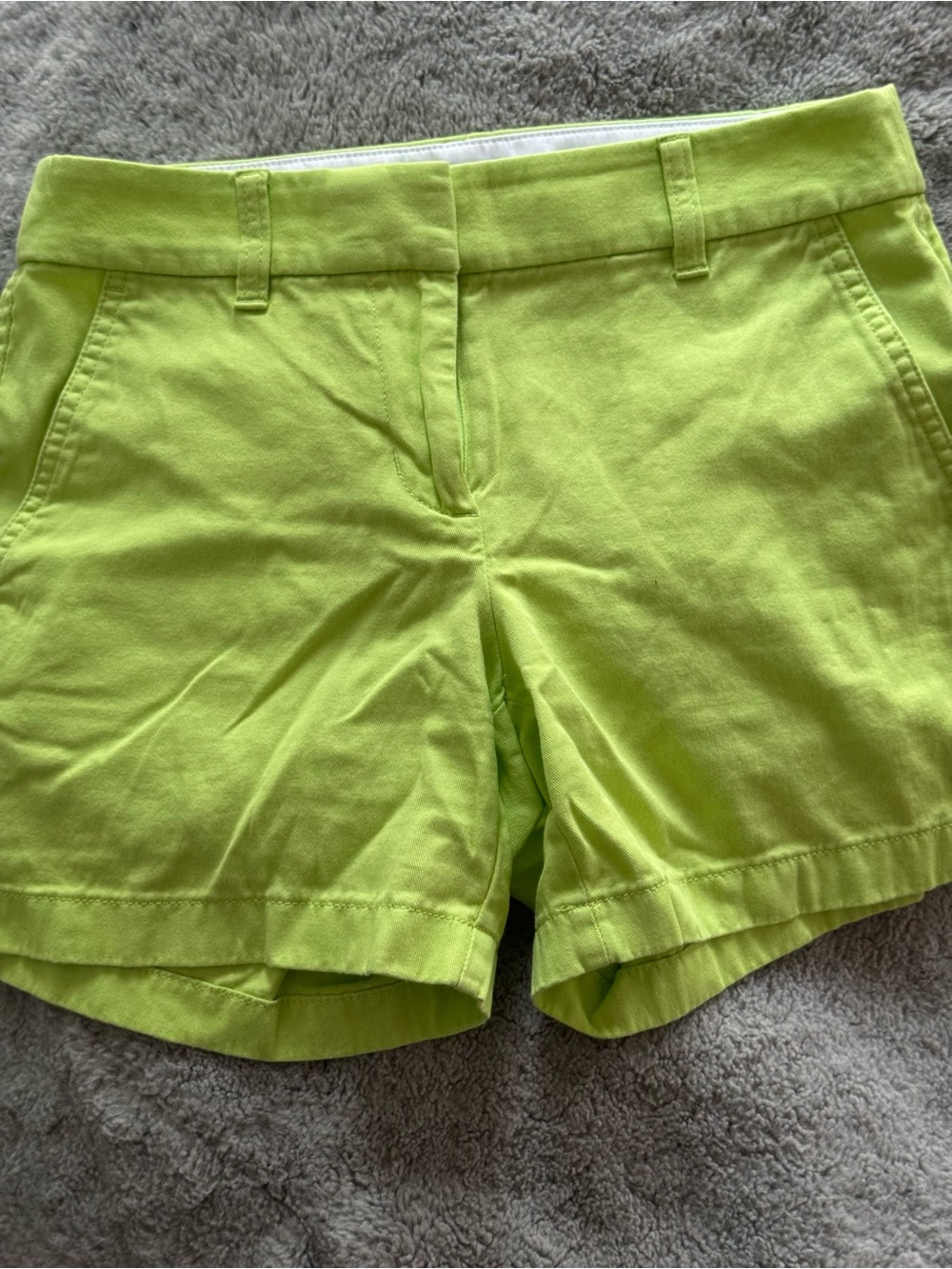 J. Crew Bright Lime Green Women’s Bermuda Shorts
